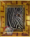 Картина Сваровски "Взгляд зебры"