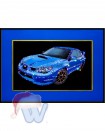 Картина Сваровски "Subaru Impreza"